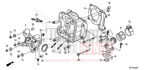 CULASSE SH125RC de 2012